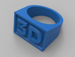 3d ring jewelry 3d print model - Mito3D