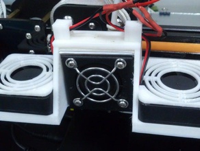 ventilador adicional creality cr-8 versão 3 d a impressora acessórios 3d print model - Mito3D