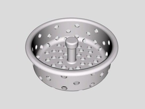 sink strainer kitchen dining drain 3d print model - Mito3D
