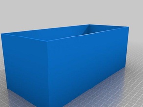 scatola por coperchio recipientes personalizado 3d print model - Mito3D
