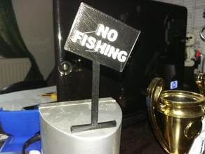 no fishing other 3d print model - Mito3D