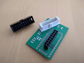 idc plug frame electronics openscad 3d print model - Mito3D