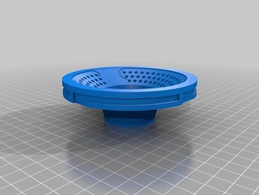 hair stopper bathroom drain protector 3d print model - Mito3D