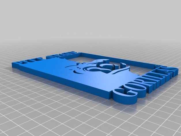 pittsburg state gorilla 3d printing 3D print model - Mito3D