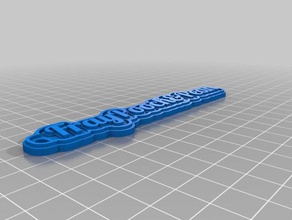 takma Anahtarlık özelleştirilmiş 3d print model - Mito3D