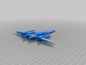 space ship 3 3d printing 3d print model - Mito3D