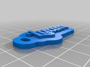 lyam Schlüsselanhänger angepasst 3d print model - Mito3D