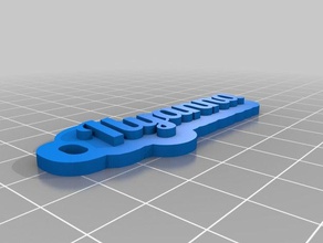 ilyanna keychains customized 3d print model - Mito3D