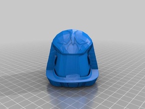 battle star galactica viper, capacete 3d impressão 3d print model - Mito3D