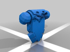 space marine del back pack 3d stampa 3d print model - Mito3D