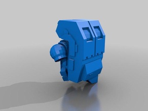 space marine bolter backpack 3d printing 3d print model - Mito3D