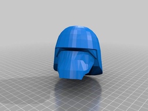 snow troopr helmet 3d printing 3d print model - Mito3D
