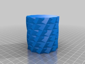 mon personnalisés magictwisted polygone vase maker v20 décor 3d print model - Mito3D