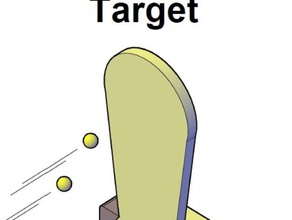 airsoft target - Spielzeug Spiel Zubehör Blaspistole bb Pistole Praxis Schießen 3d print model - Mito3D