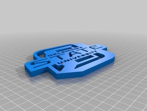 o estado de oklahoma logotipo oficial 3d impressão 3d print model - Mito3D