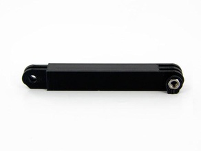 gopro action-Kamera Erweiterung-Stück kurz lang gebogen - adapter arm mount 3d print model - Mito3D