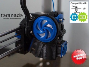 toranado precision geared extruder legacy versions 3d printer extruders 3d print model - Mito3D