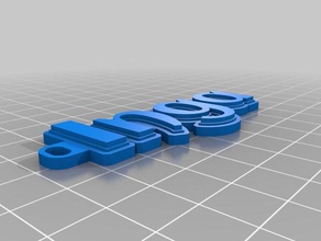 inga llaveros personalizado 3d print model - Mito3D