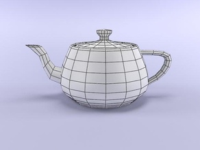 simple teapot easy print kitchen dining 3d print model - Mito3D