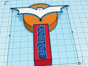 batman bookmark 3d printing 3d print model - Mito3D