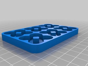 meu personalizados bandeja de bateria aa+ organização 3d print model - Mito3D