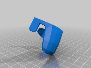 oba fett de la almohadilla rodilla 3d impresión 3d print model - Mito3D