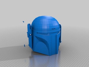 boba fett mk2 helmet 3d printing 3d print model - Mito3D