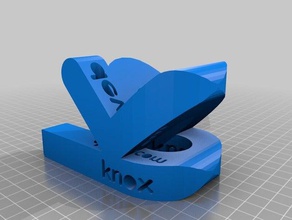 knoxdevscom fiziksel logosu 3d baskı 3d print model - Mito3D