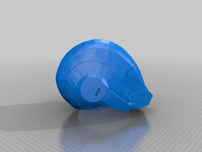 iron man mk39 casco 3d impresión 3d print model - Mito3D