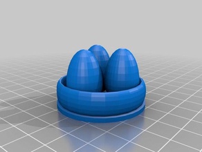 eggs nest 3d printing 3d print model - Mito3D