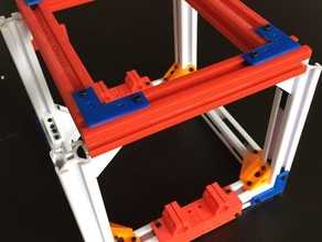2020 t-slot extrusion fixtures 3d printing prototyping 3d print model - Mito3D