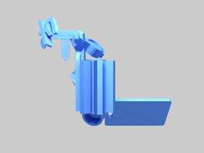 pequeno rotor fora de pi a arte feixe boolean cascalho honras união 3d print model - Mito3D