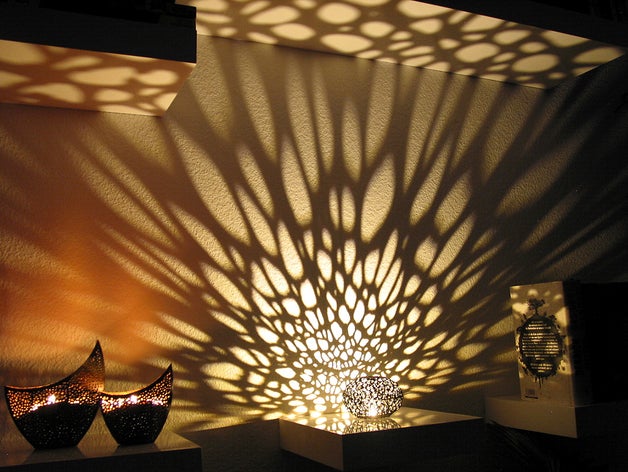 1 voronoi inci ışık lambası yok dekor 3d aksesuarlar dekorasyon dekoratif çift hediye ev lambaları abajur lamba gölge tasarım 3D print model - Mito3D