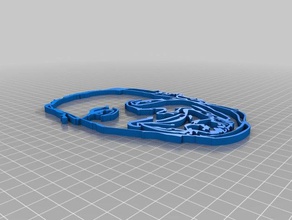 characacture peter trull 3d l'impression 3d print model - Mito3D