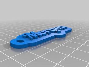 morgan chaveiros personalizado 3d print model - Mito3D