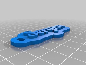 serynn Schlüsselanhänger angepasst 3d print model - Mito3D