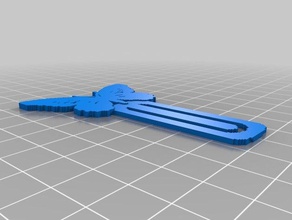 butterfly bookmark other 3d slash 3d print model - Mito3D