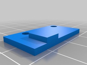 la parada de extremo del monte reemplazos sintron kossel kit 3d impresora partes 2020 extrusión v ranura mini openscad 3d print model - Mito3D