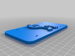 iowa hawkeye plaque de long 3d l'impression 3d print model - Mito3D