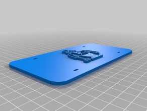 purdue pete plate long 3d printing 3d print model - Mito3D