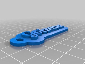 goizane Anahtarlık özelleştirilmiş 3d print model - Mito3D