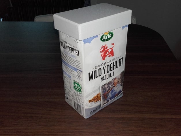 1l tetra pack cap minha iogurte a arte ferramentas 3D print model - Mito3D
