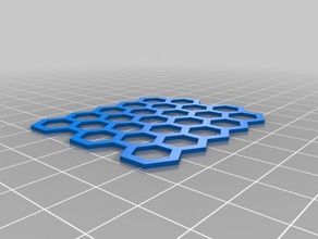 my customized honeycomb generator diy 3d print model - Mito3D