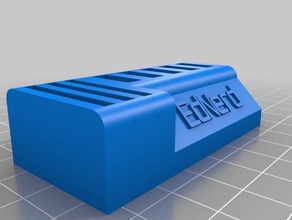 ednerd stick usb cartão sd titular organização personalizado 3d print model - Mito3D
