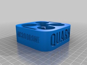 quark micro drone caso cuadro cosita organización 3d print model - Mito3D