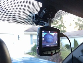 dash cam gopro mount adapter toyota tacoma camera 3d print model - Mito3D