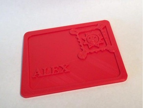 personalizzabile giocattolo busta timbro gioco accessori 3d print model - Mito3D