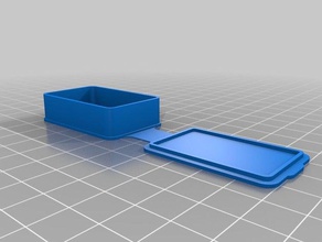 rechteckige box Container angepasst 3d print model - Mito3D
