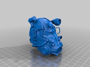 fallout helmet 3d printing 3d print model - Mito3D