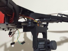 suporte de câmera rc veículos 3d print model - Mito3D